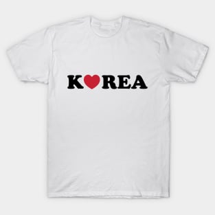 Korea Love Heart T-Shirt